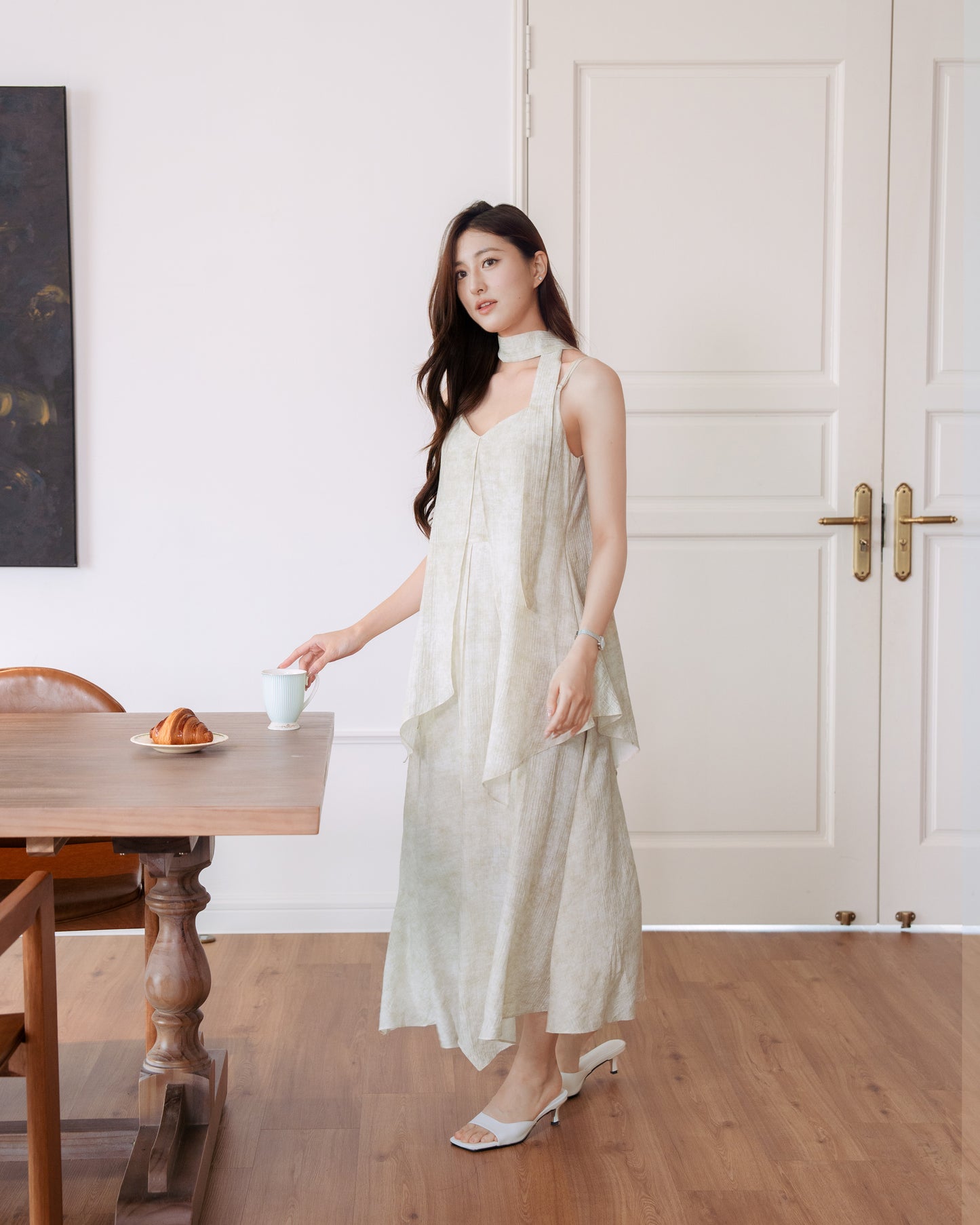 Asymmetrical Midi Dress