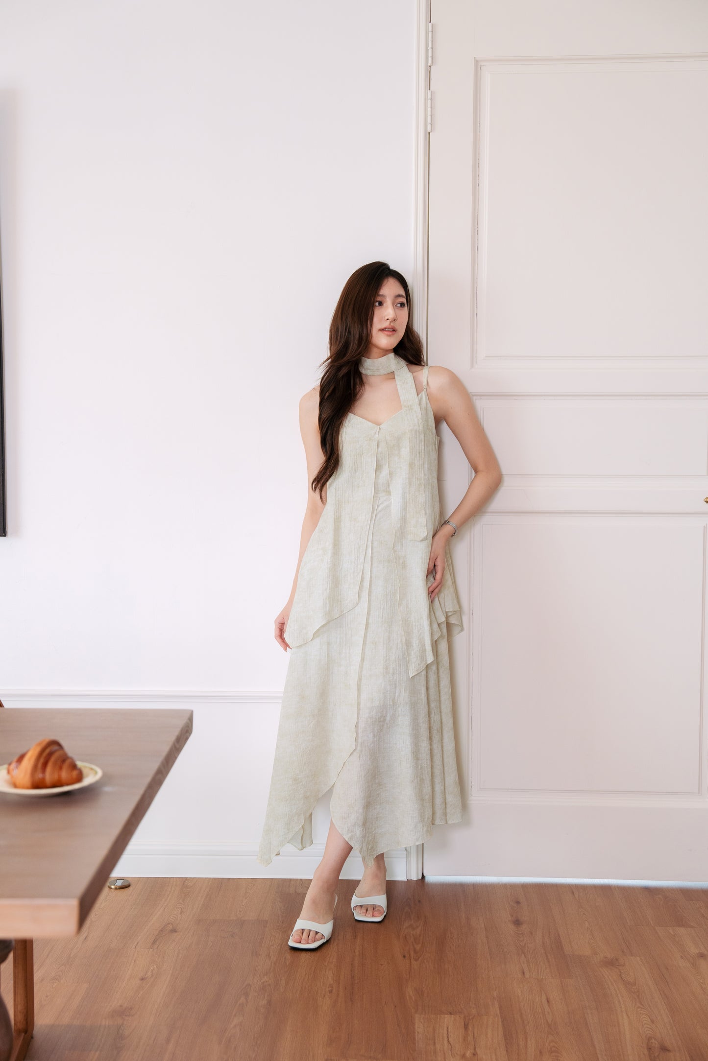 Asymmetrical Midi Dress