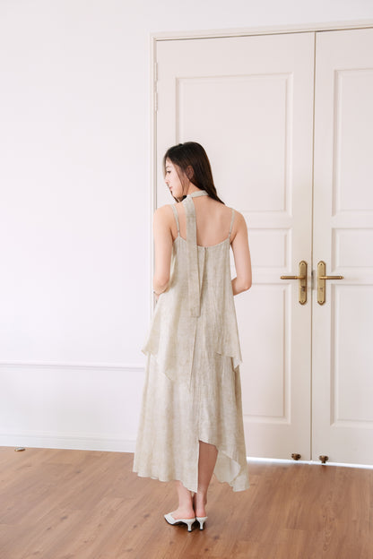 Asymmetrical Midi Dress