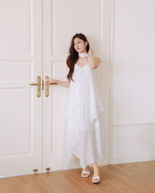 Asymmetrical Midi Dress