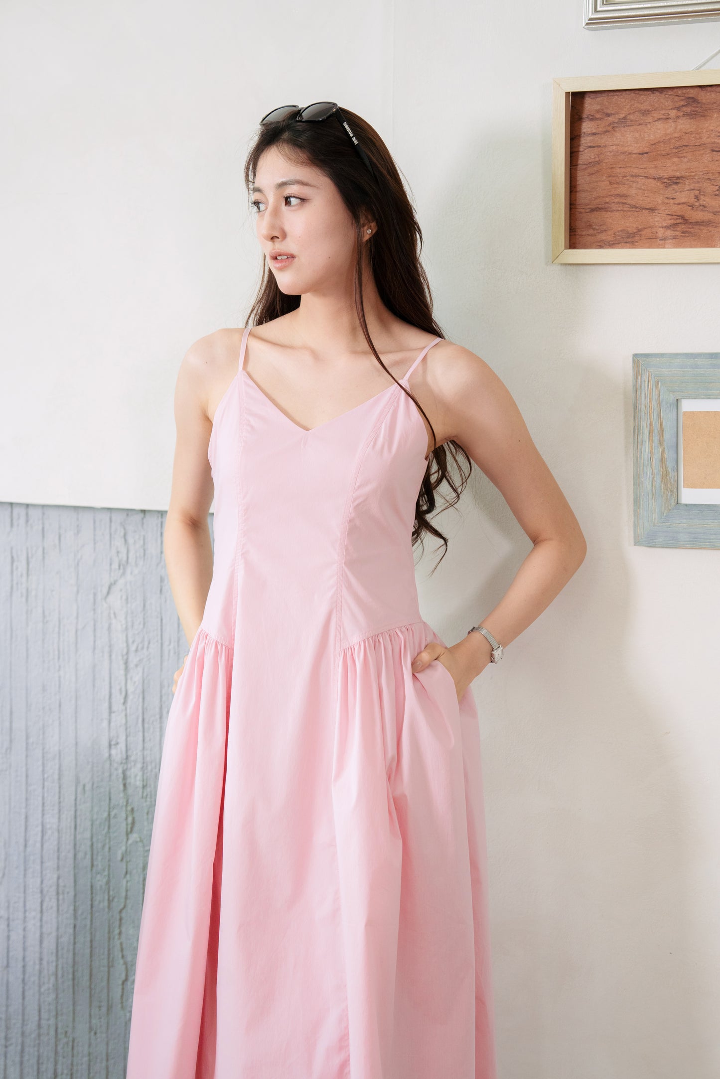 Spaghetti Strap Midi Dress