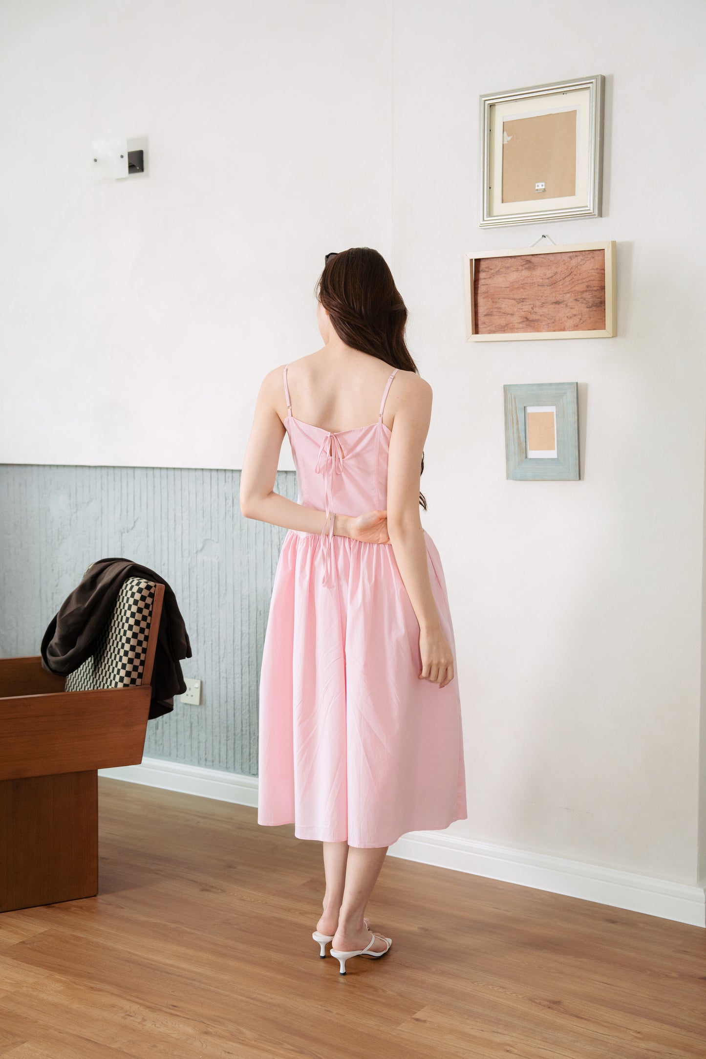 Spaghetti Strap Midi Dress
