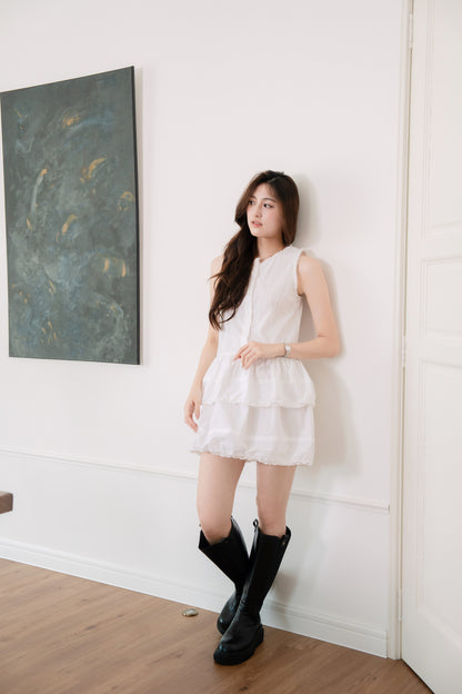 Frilled Tiered Dress