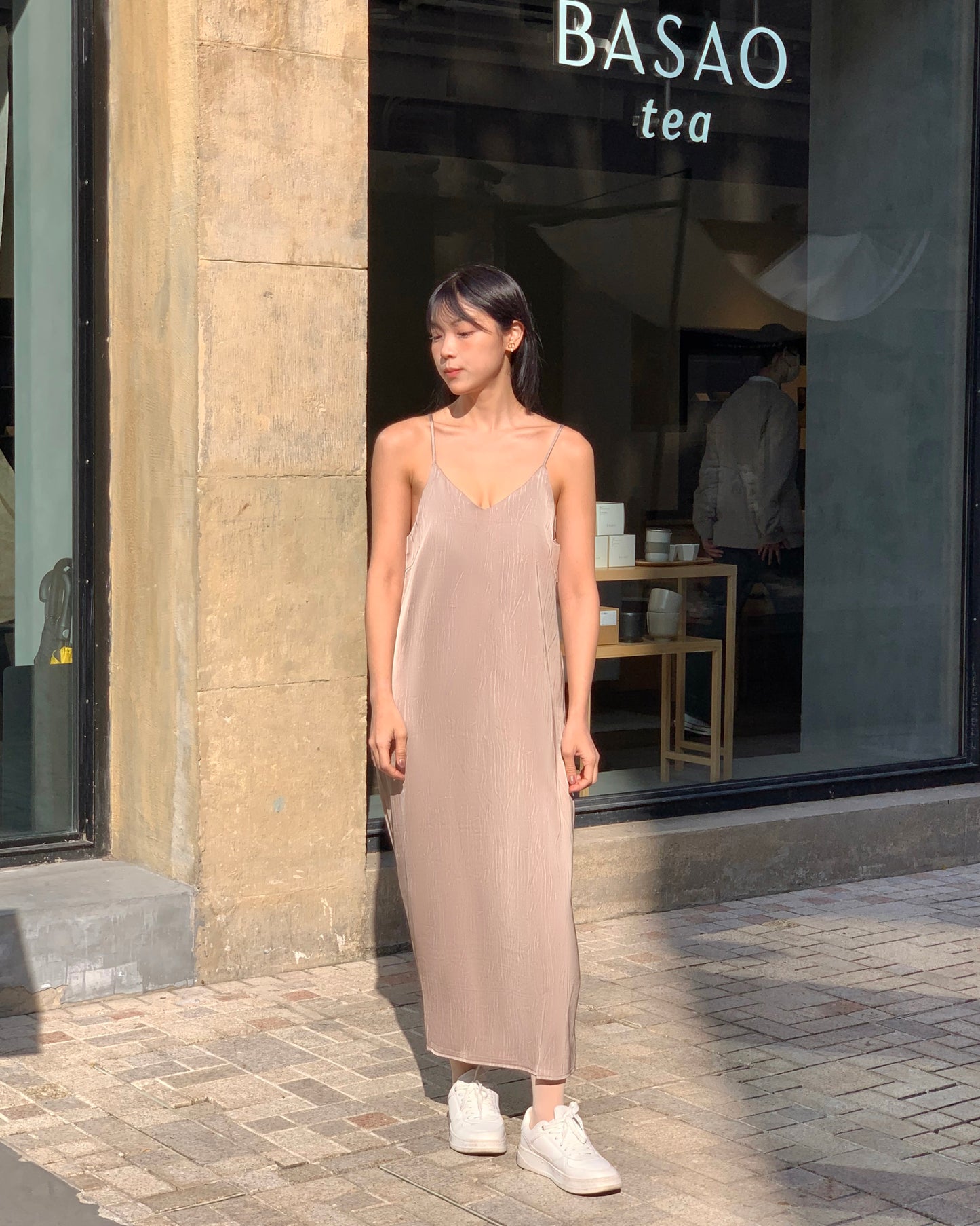 Satin Midi Dress