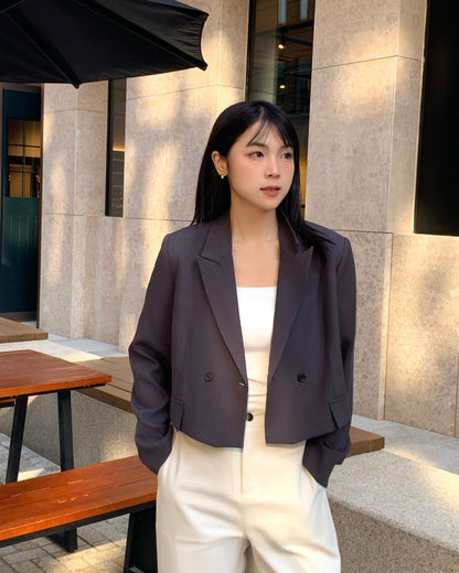 Cropped Blazer